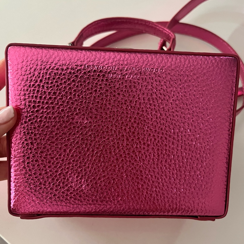 Brandon Blackwood Metallic Pink Trunk